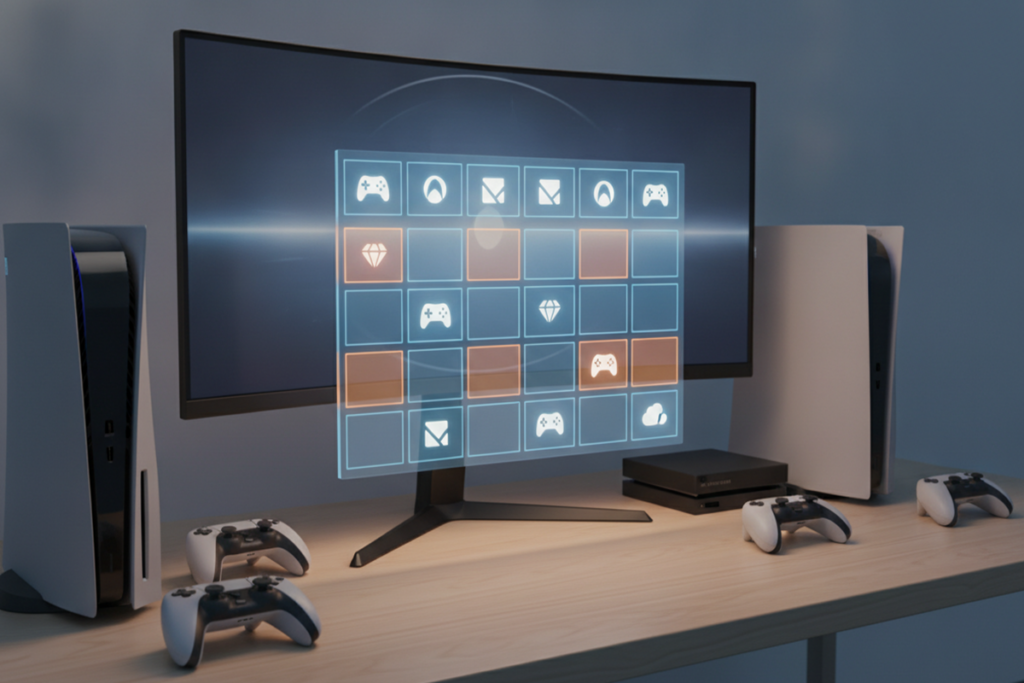 Des consoles de jeux vidéo