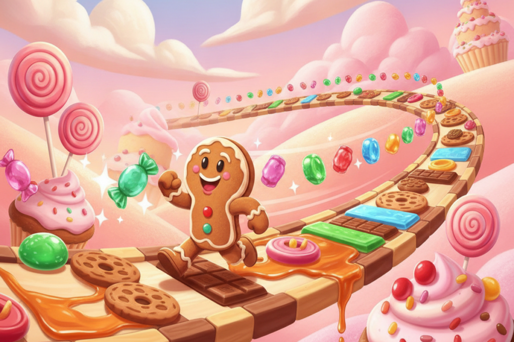 Gameplay d’un jeu similaire à CookieRun Classic