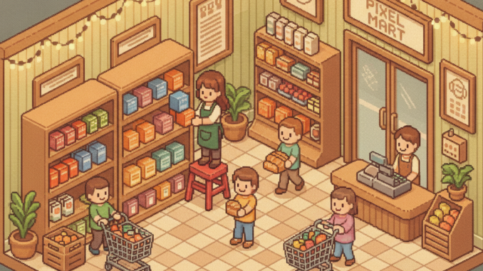 Gameplay d’un jeu similaire à Discounty