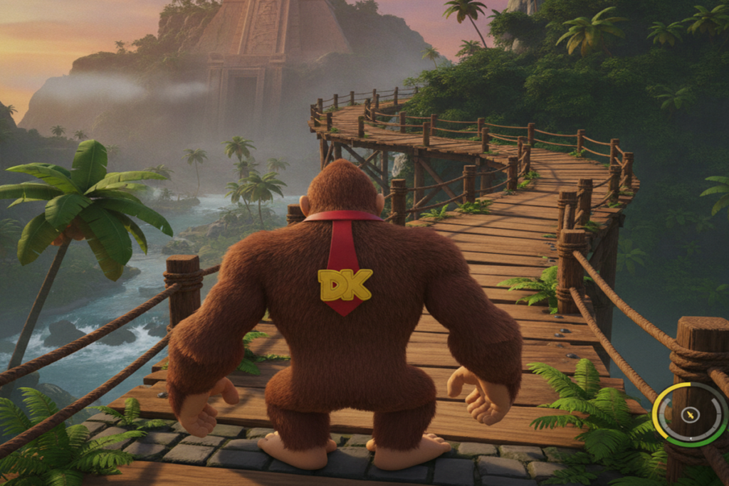 Gameplay d’un jeu similaire à Donkey Kong