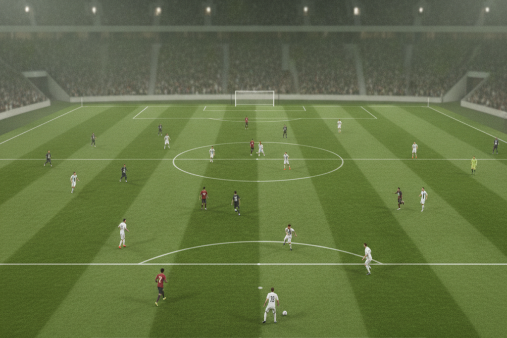 Gameplay d’un jeu comme EA Sports FC 26 durant Path to Glory