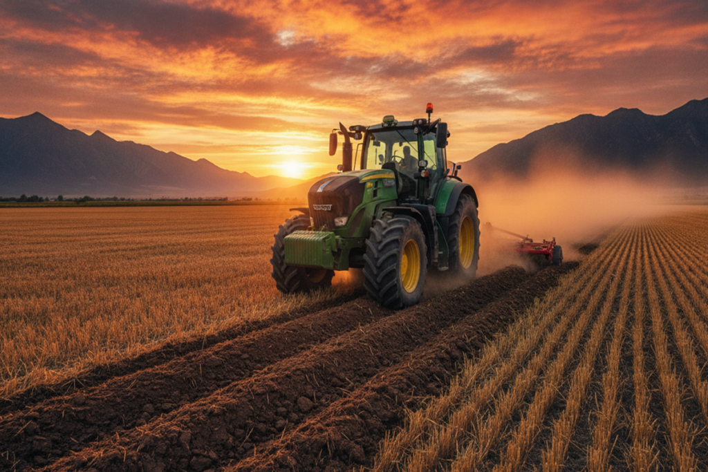 Gameplay d’un jeu similaire à Farming Simulator 25
