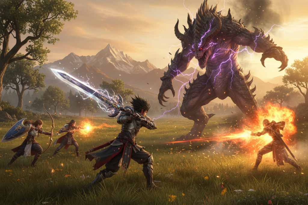 Gameplay d’un RPG comme Final Fantasy