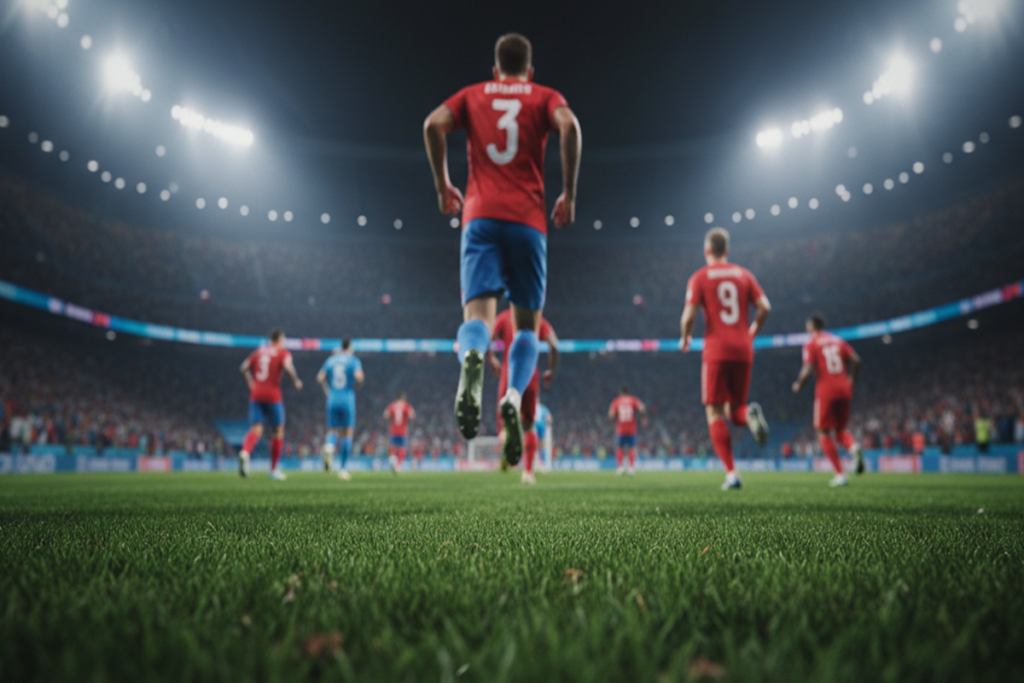 Gameplay d’un jeu vidéo similaire à FIFA World Cup Launch Edition