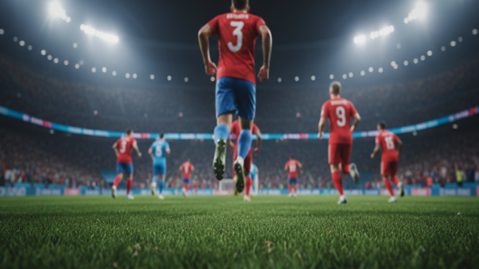 Gameplay d’un jeu vidéo similaire à FIFA World Cup Launch Edition