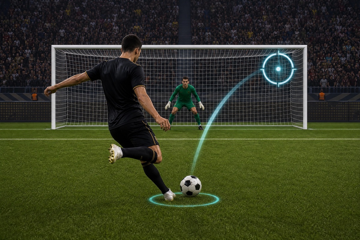 Gameplay d’un jeu comme Football Kicks 2026