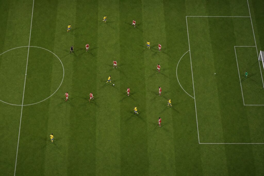 Gameplay d’un jeu comme Football Kicks 2026