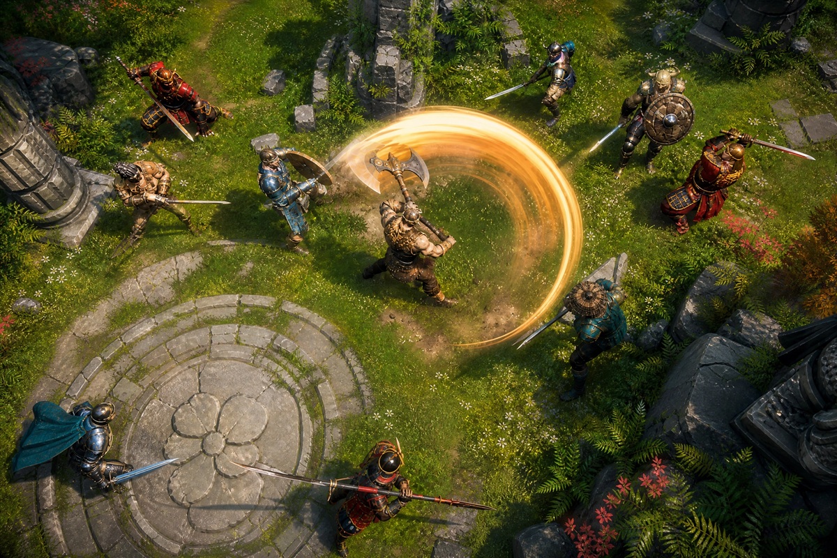 Gameplay d’un jeu mobile comme For Honor Warriors IO