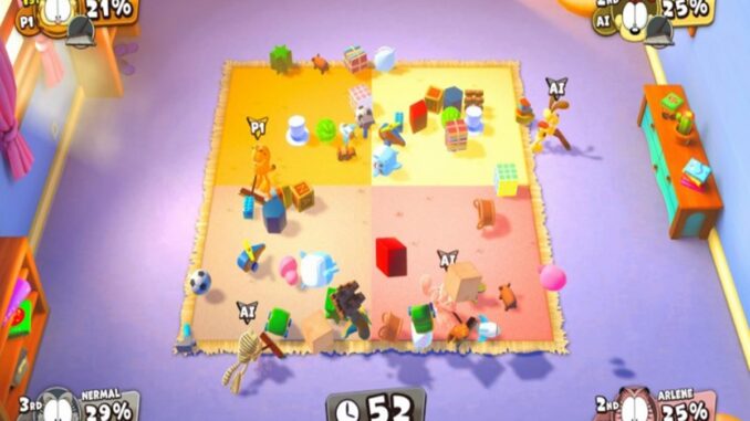 Gameplay du jeu PC Garfield Lasagna Party
