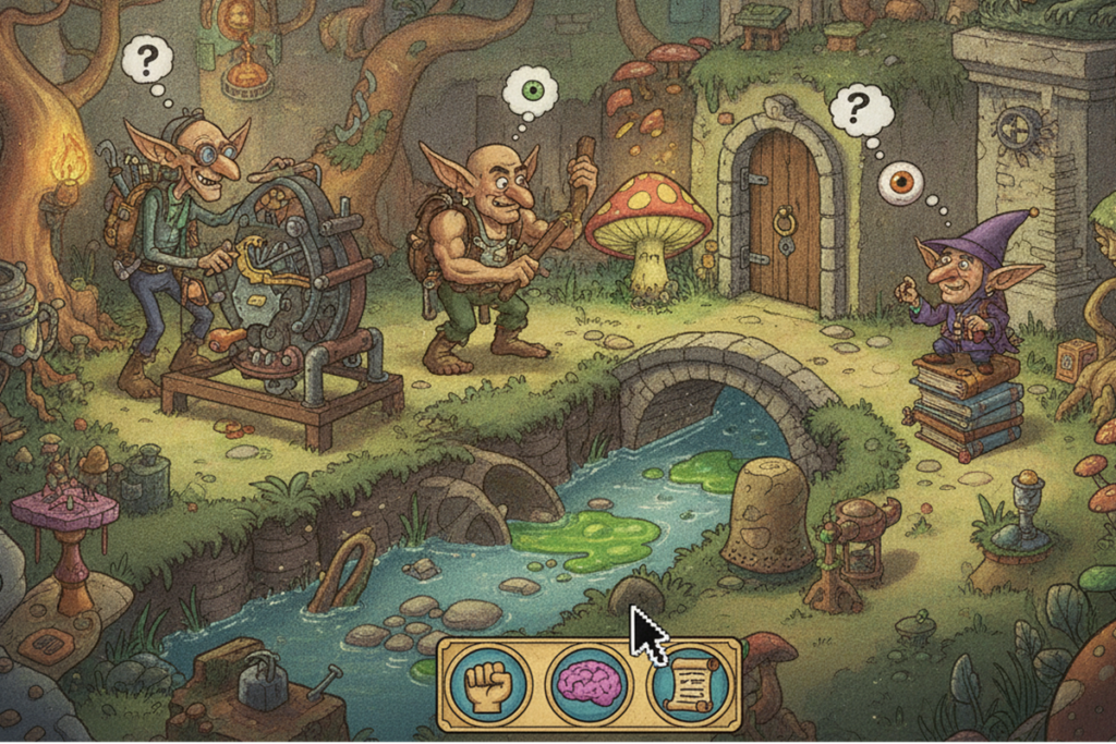 Gameplay d’un jeu similaire à Gobliiins Collection