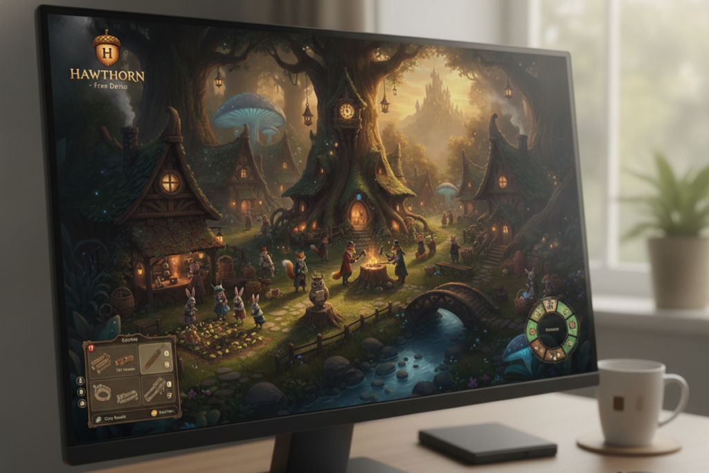 Gameplay d’un jeu comme Hawthorn sur PC