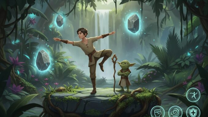 Gameplay d’un jeu comme Star Wars : Yoda’s Jedi Training