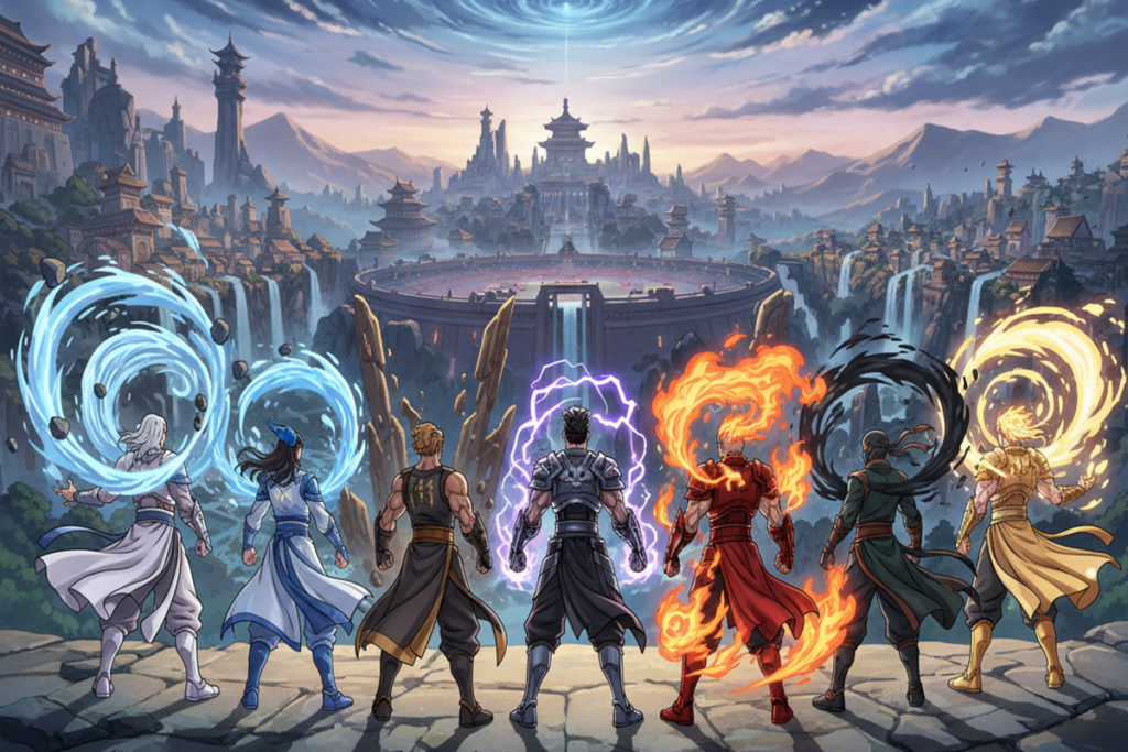 Personnages similaires à ceux du jeu Avatar Legends : The Fighting Game