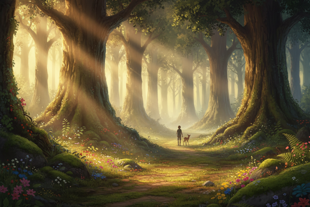 Gameplay d’un jeu rappelant Deer & Boy