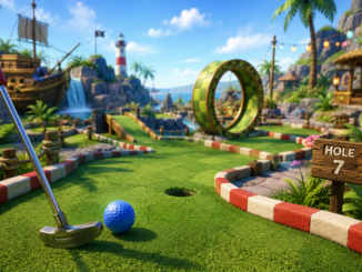 Gameplay d’un jeu similaire à Infinite Minigolf