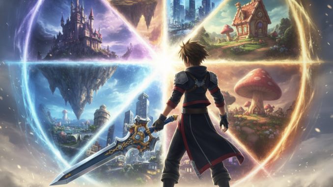 Gameplay d’un jeu similaire à KINGDOM HEARTS Collection [I~III]