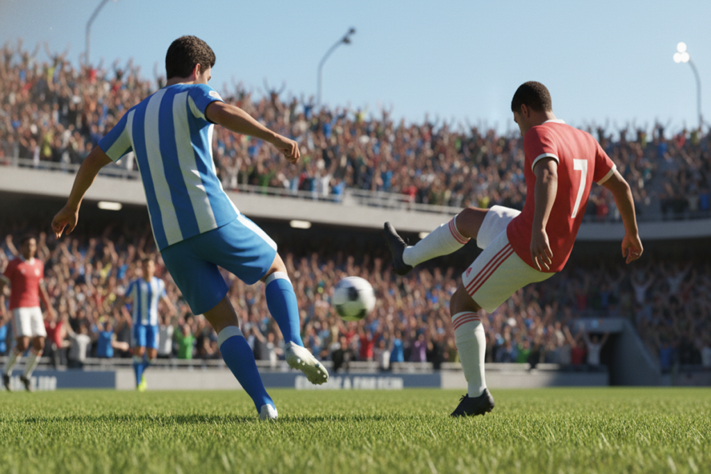 Gameplay d’un jeu comme FIFA World Cup Launch Edition