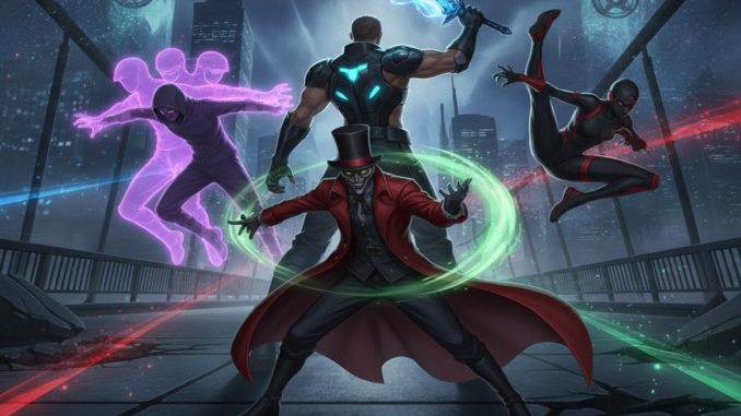 Gameplay d’un jeu de super-héros comme