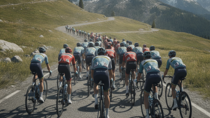 Gameplay d’un jeu comme Pro Cycling Manager 2026