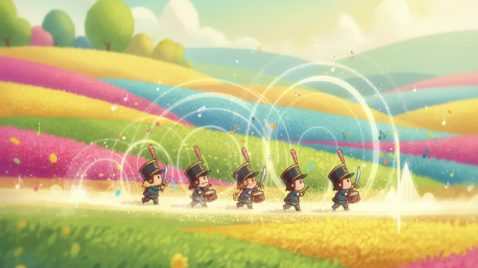 Gameplay d’un jeu de combat musical comme Ratatan