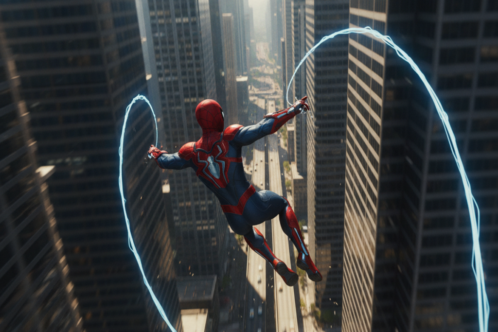 Gameplay d’un jeu vidéo similaire à Marvel’s Spider-Man 2
