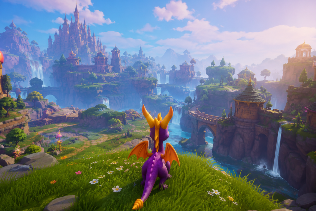 Gameplay d’un jeu comme Spyro : A Realm Beyond