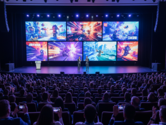 Illustration d’un festival comme le Summer Game Fest