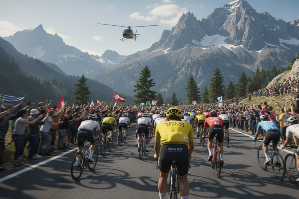 Gameplay d’un jeu de cyclisme comme Tour de France 2026