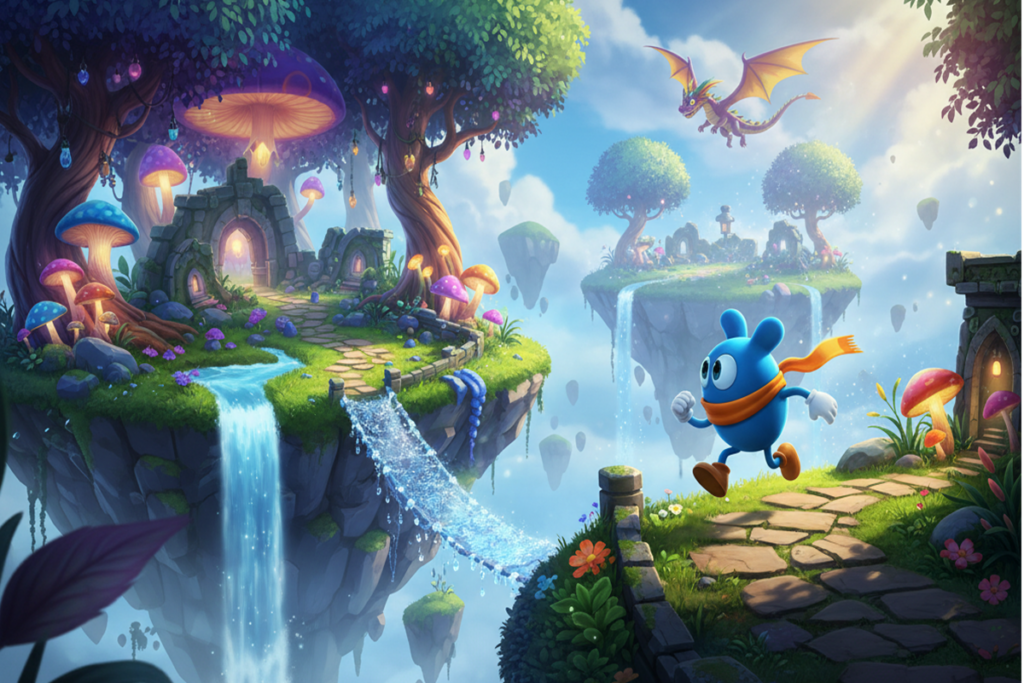 Gameplay d’un jeu similaire à Rayman Legends Retold