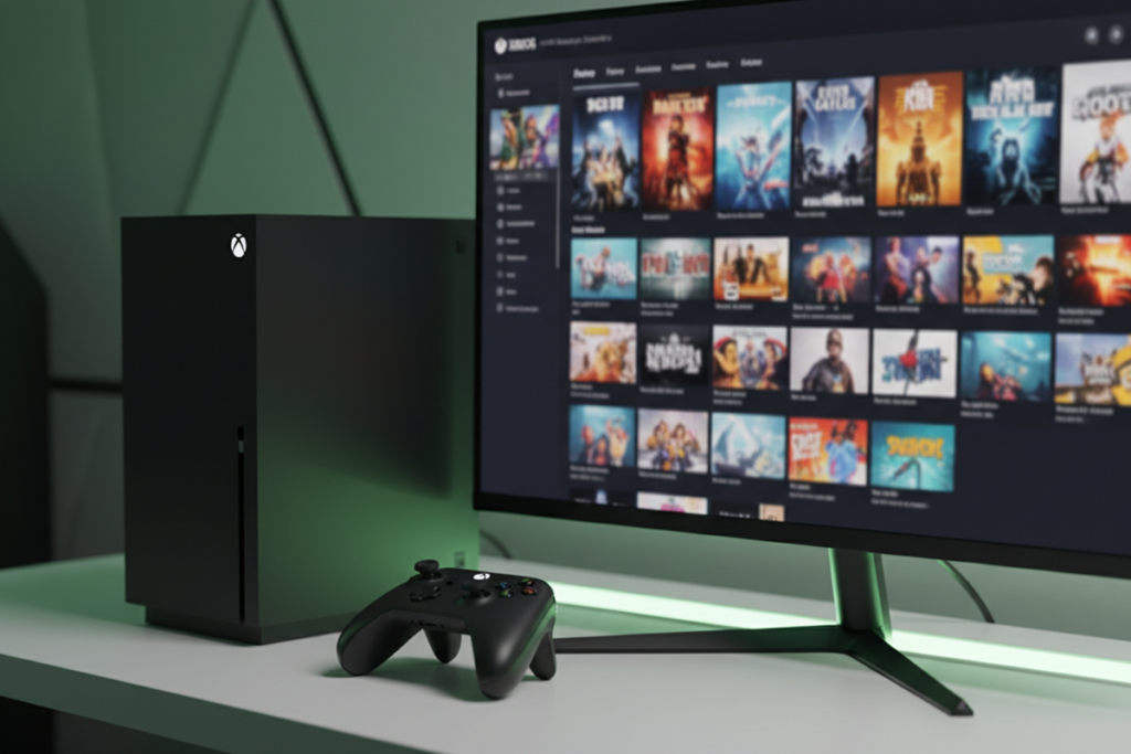 Catalogue de jeux vidéo comme le Xbox Games Pass