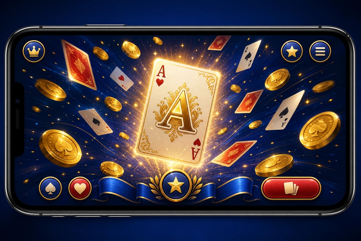 Gameplay d’un jeu de cartes comme La Bataille