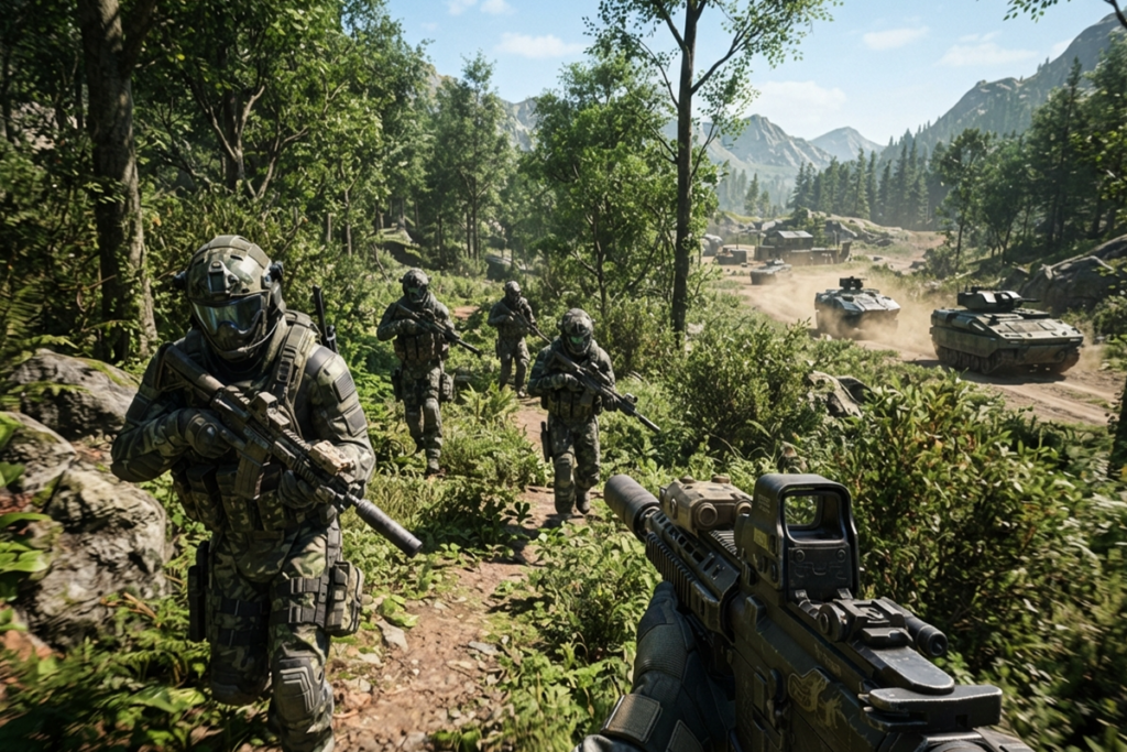 Gameplay d’un jeu similaire à Call of Duty : Modern Warfare 4