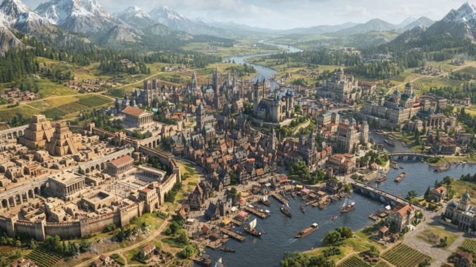 Gameplay d’un jeu similaire à Civilization 7