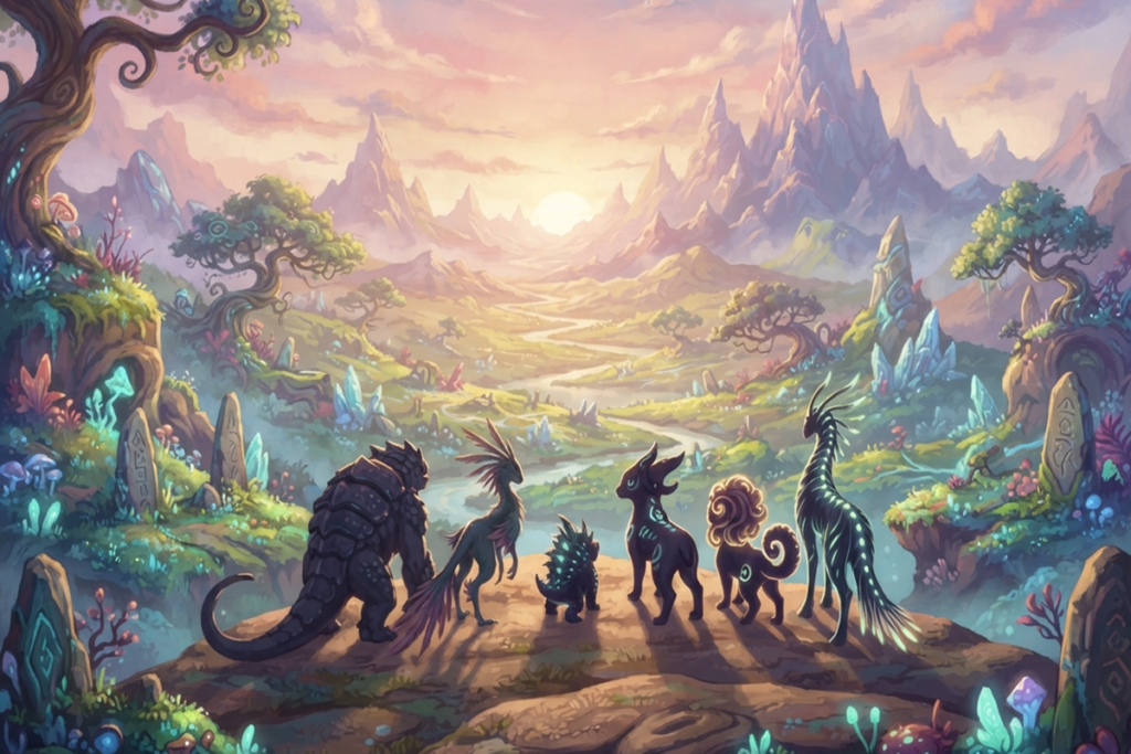 Gameplay d’un jeu fantastique similaire à Pokémon Champions