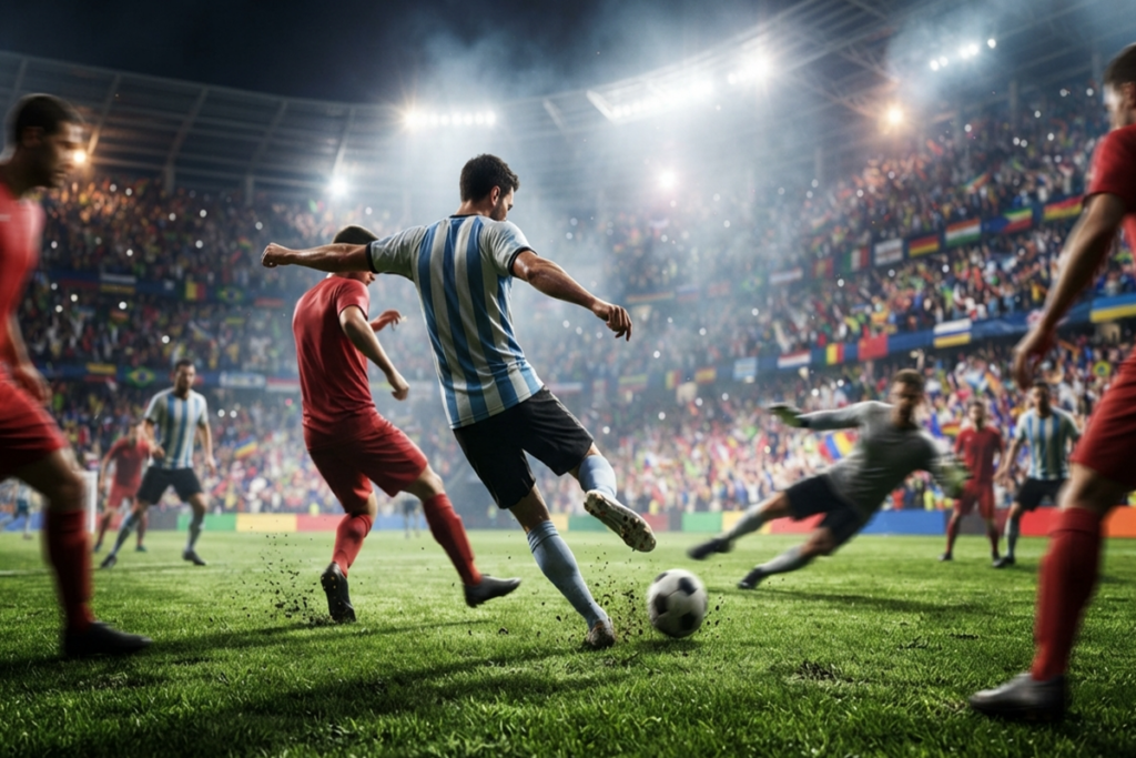 Gameplay d’un jeu similaire à EA Sports FC 26