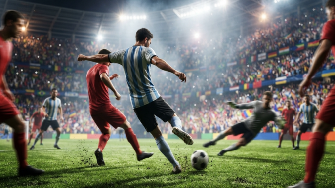 Gameplay d’un jeu similaire à EA Sports FC 26