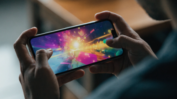 Gameplay d'un jeu d'action mobile avec pouvoirs magiques