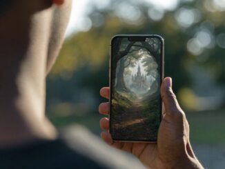 Gameplay d'un jeu d'aventure médiéval sur mobile