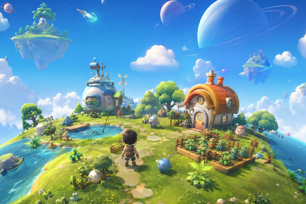 Gameplay d’un jeu similaire à Petit Planet