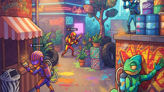 Gameplay d’un jeu similaire à Meccha Chameleon