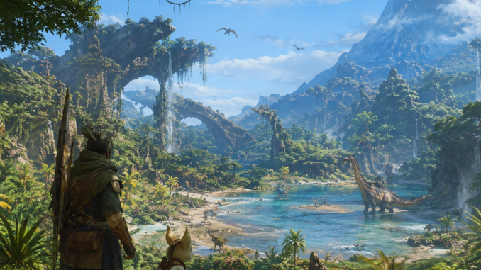 Gameplay d’un jeu open world comme Monster Hunter Outlanders
