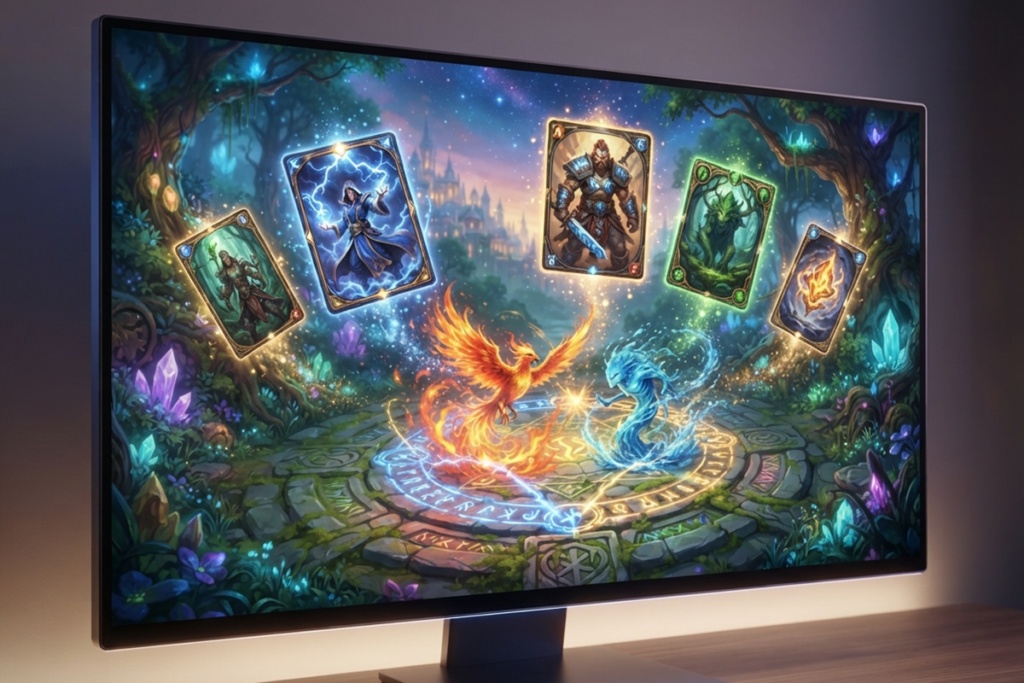 Gameplay d’un jeu deckbuilding comme Mirage : Miracle Quest