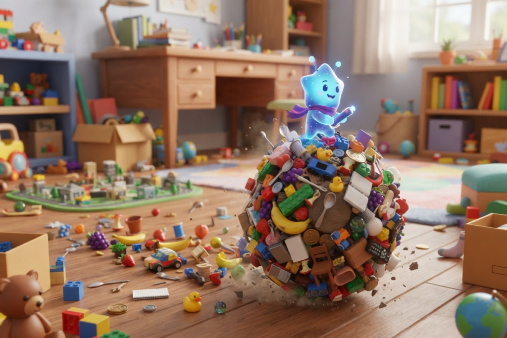 Gameplay d’un jeu similaire à Once Upon A Katamari