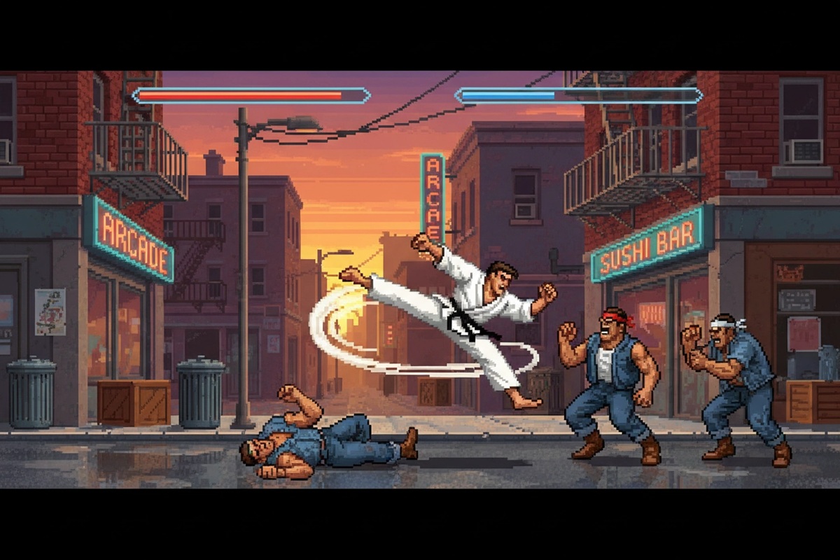 Gameplay d’un jeu comme Kung-Fu Fight: Beat'em Up
