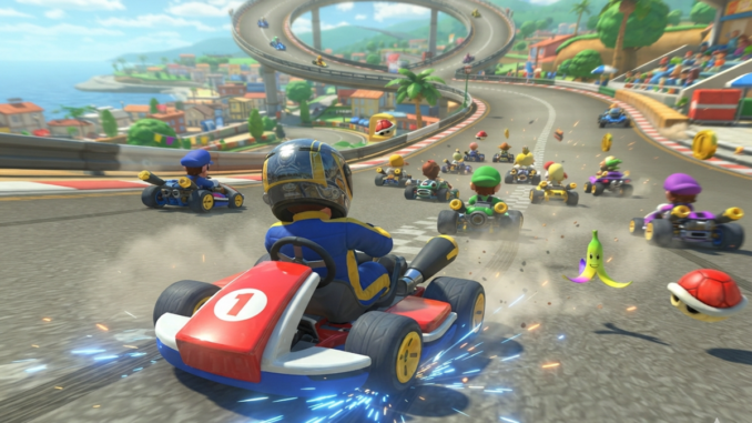 Gameplay d’un jeu similaire à Mario Kart World