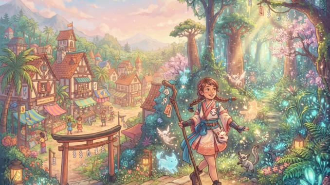 Gameplay d’un jeu RPG similaire à Mirage : Miracle Quest
