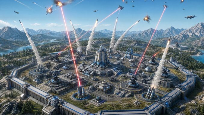 Gameplay d’un jeu comme Missile Defense System