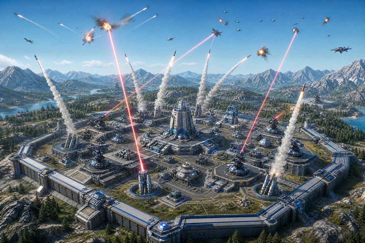 Gameplay d’un jeu comme Missile Defense System