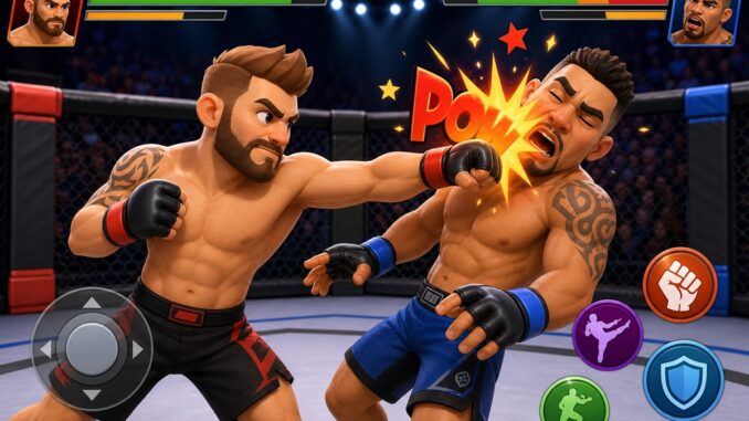 Gameplay d’un jeu comme MMA Super Fight
