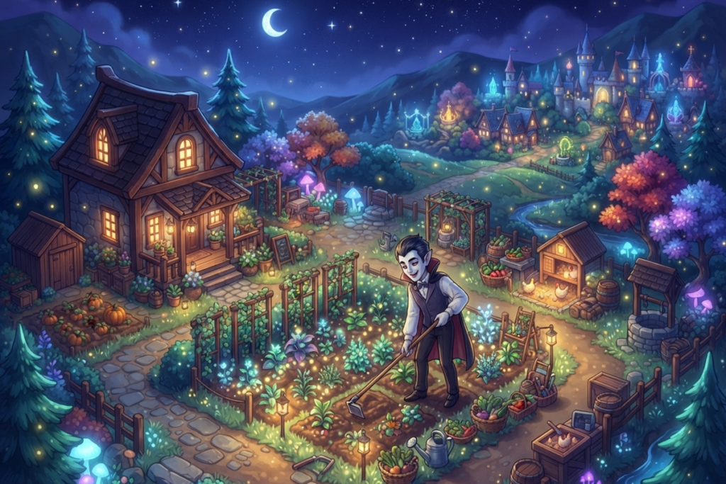 Gameplay d’un jeu comme Moonlight Peaks